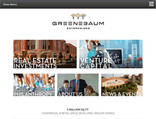 Tablet Screenshot of greenebaumenterprises.com